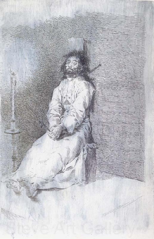 Francisco Goya Garrotted Man